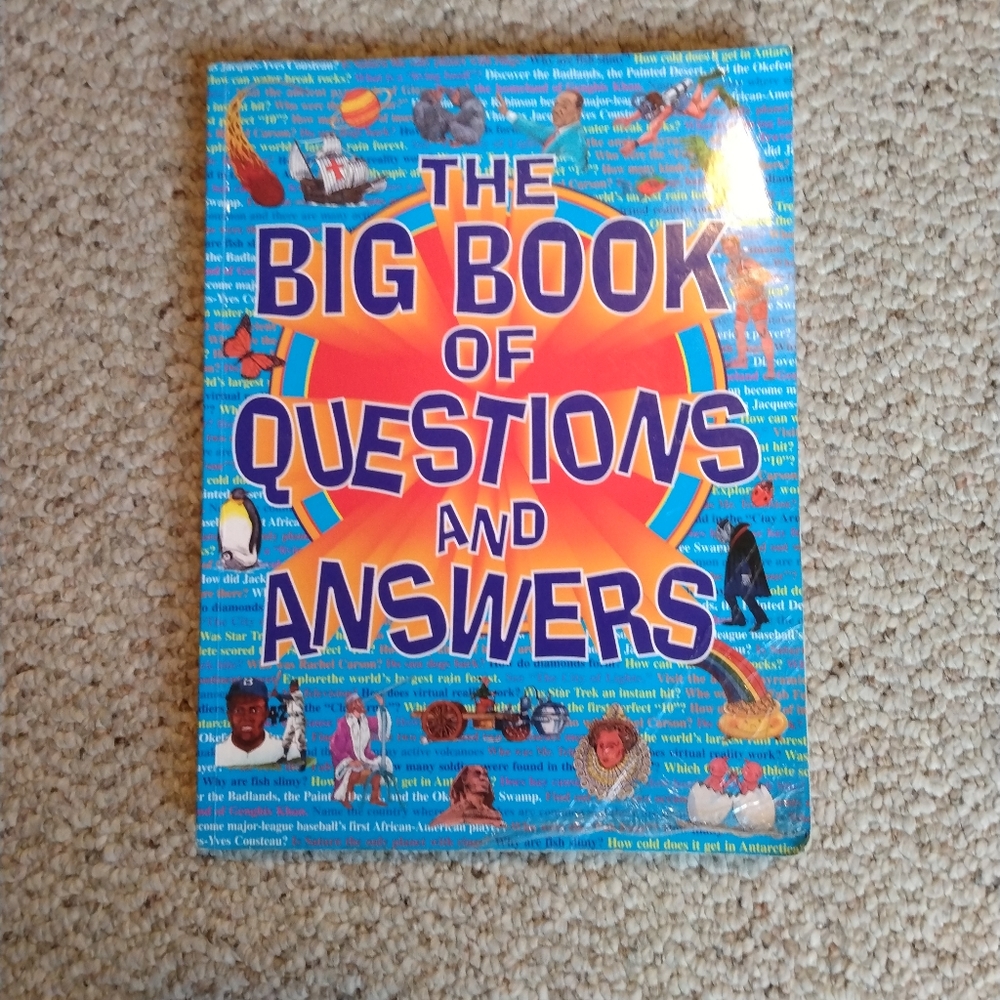 The Big Book of Questions and Answers kids book free with purchase